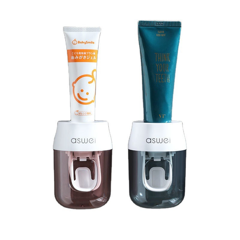 Dispensador automático de pasta dental con soporte