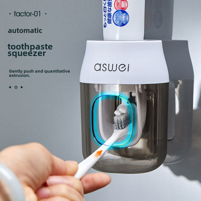 Dispensador automático de pasta dental con soporte