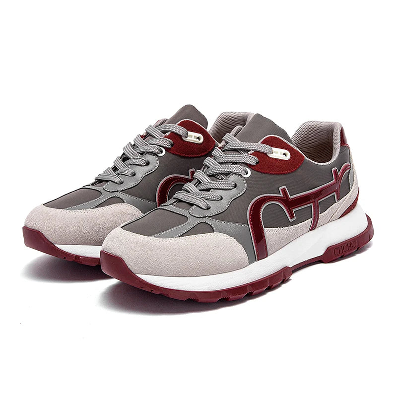 Zapatillas Deportivas de Lujo para Hombre – Estilo Burdeos