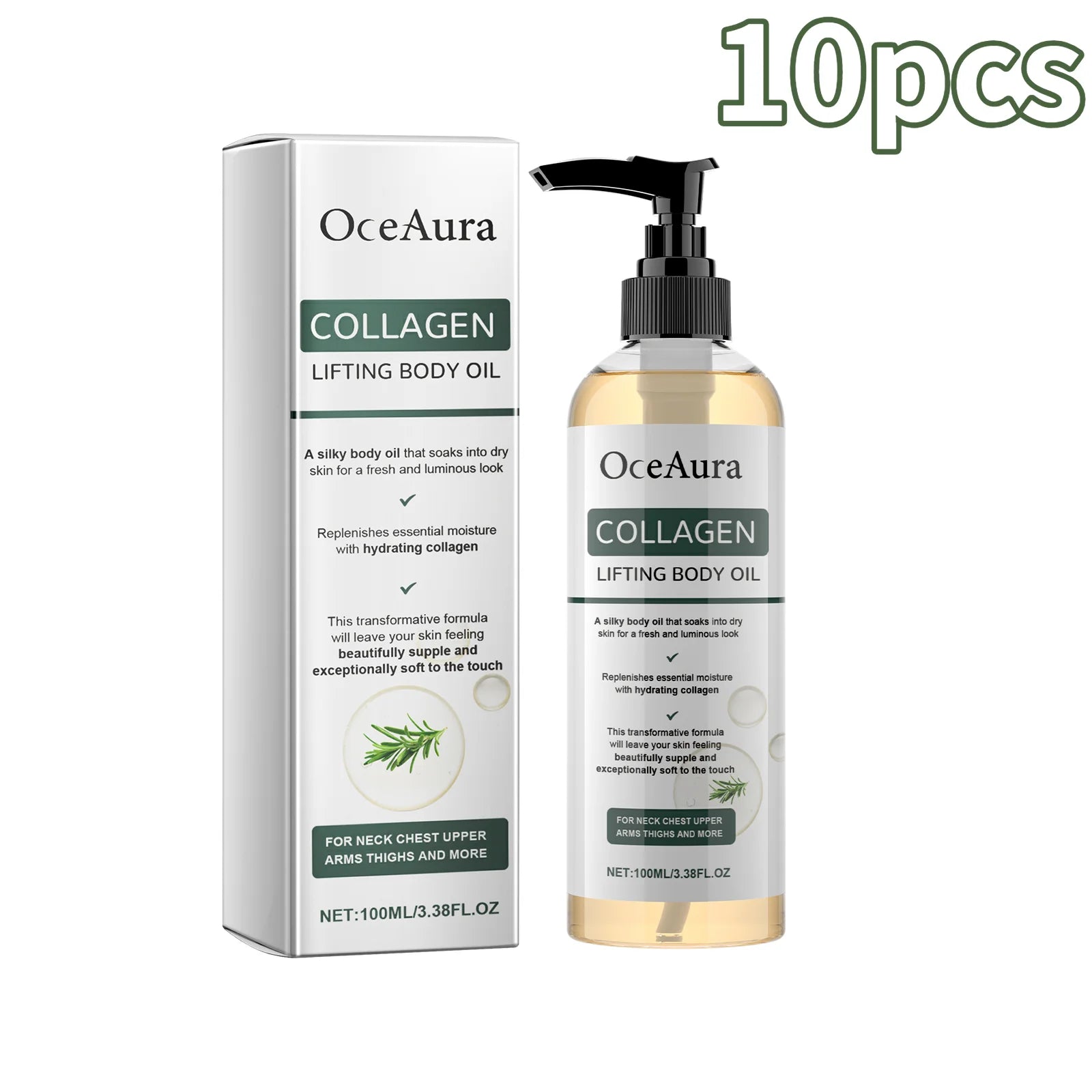 Aceite corporal reafirmante de colágeno 100ml