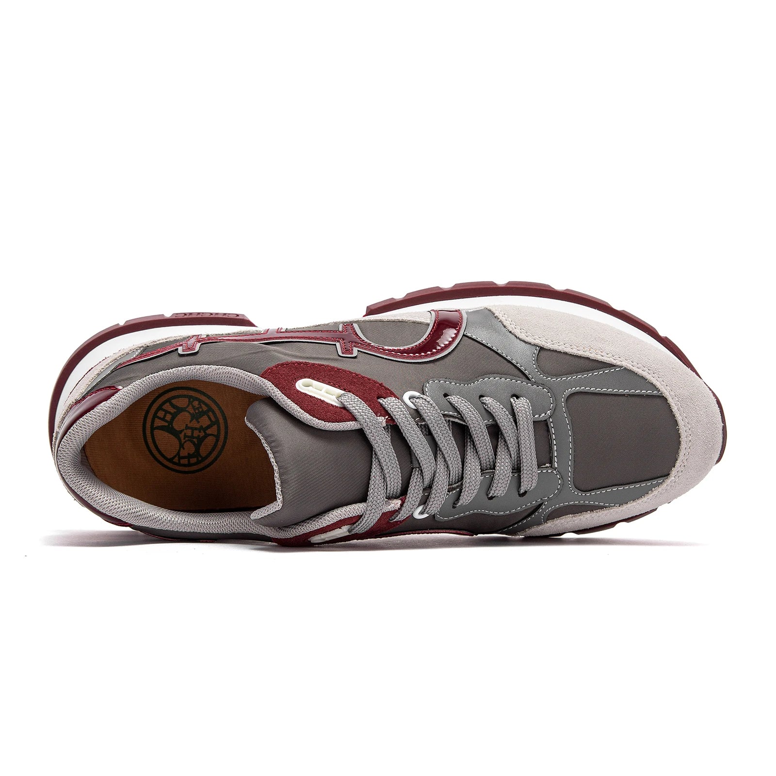Zapatillas Deportivas de Lujo para Hombre – Estilo Burdeos