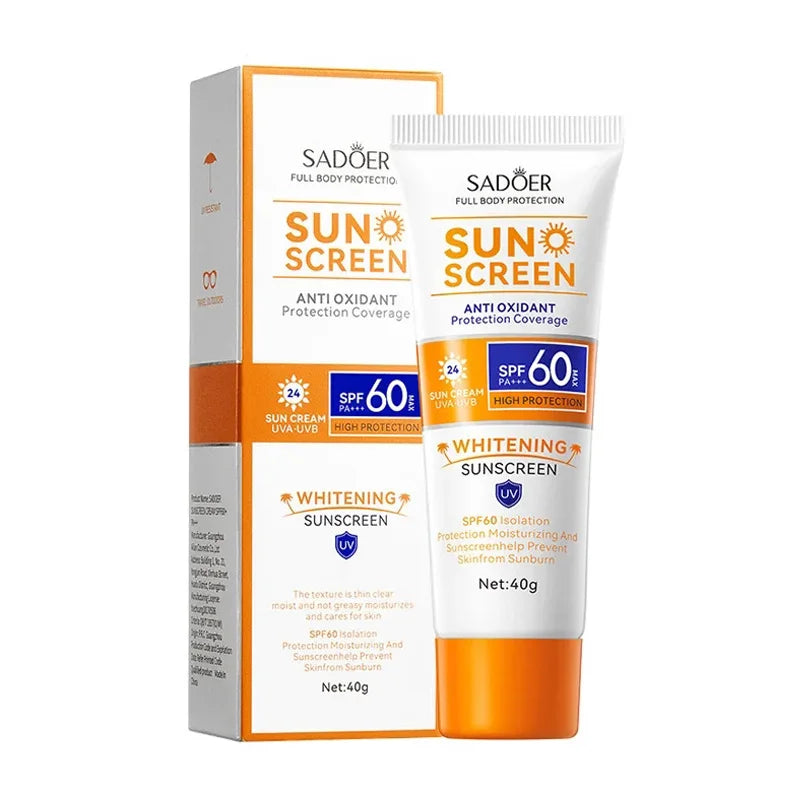 Protector solar SPF 60+ para cara y cuerpo SADOER