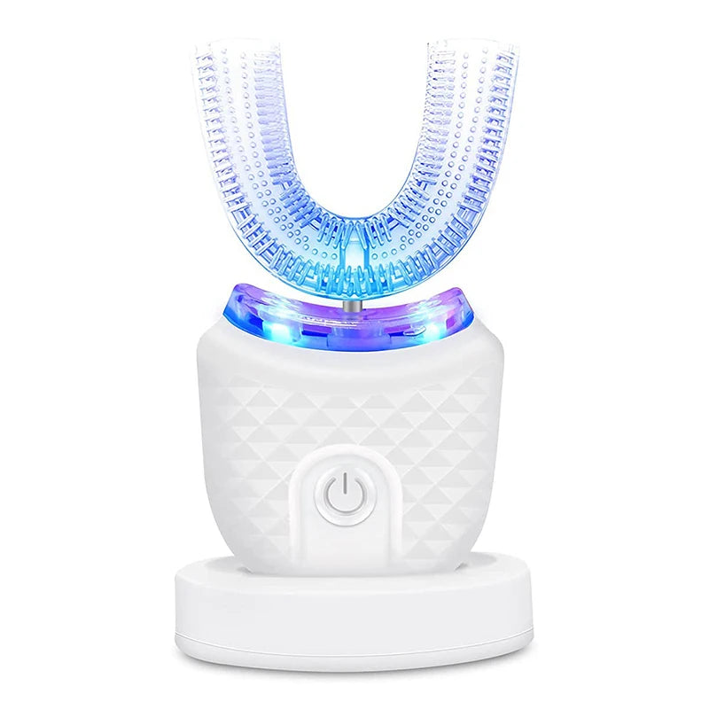 Cepillo de Dientes Eléctrico Ultrasónico 360° – Limpieza Profunda y Blanqueamiento (Silicona Suave)