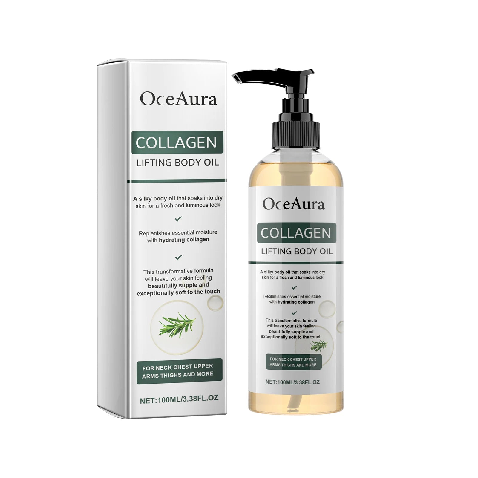 Aceite corporal reafirmante de colágeno 100ml