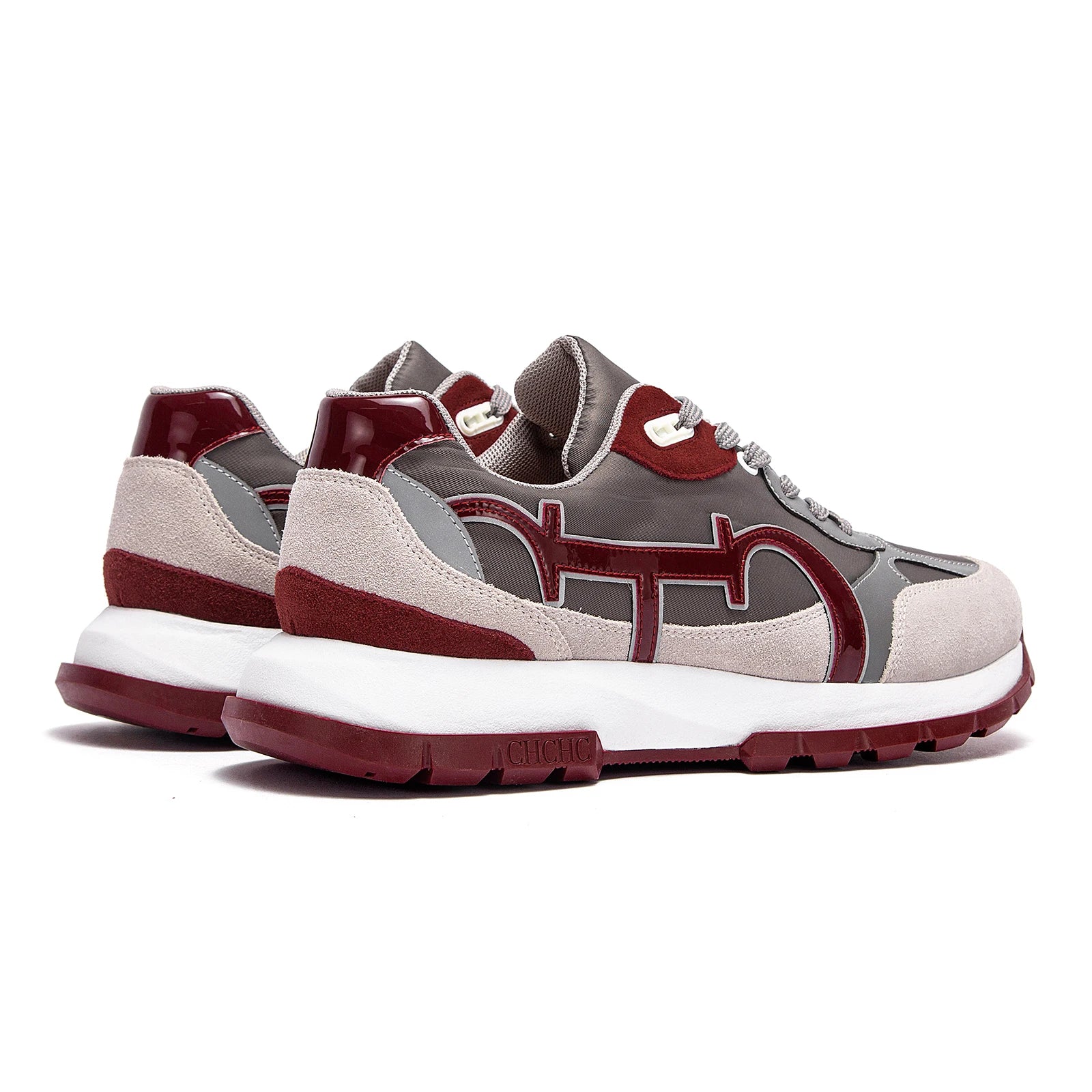 Zapatillas Deportivas de Lujo para Hombre – Estilo Burdeos