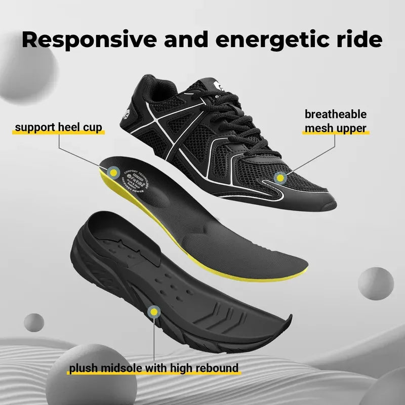 FitVille Rebound NEO V7 – Zapatillas Anchas para Hombre