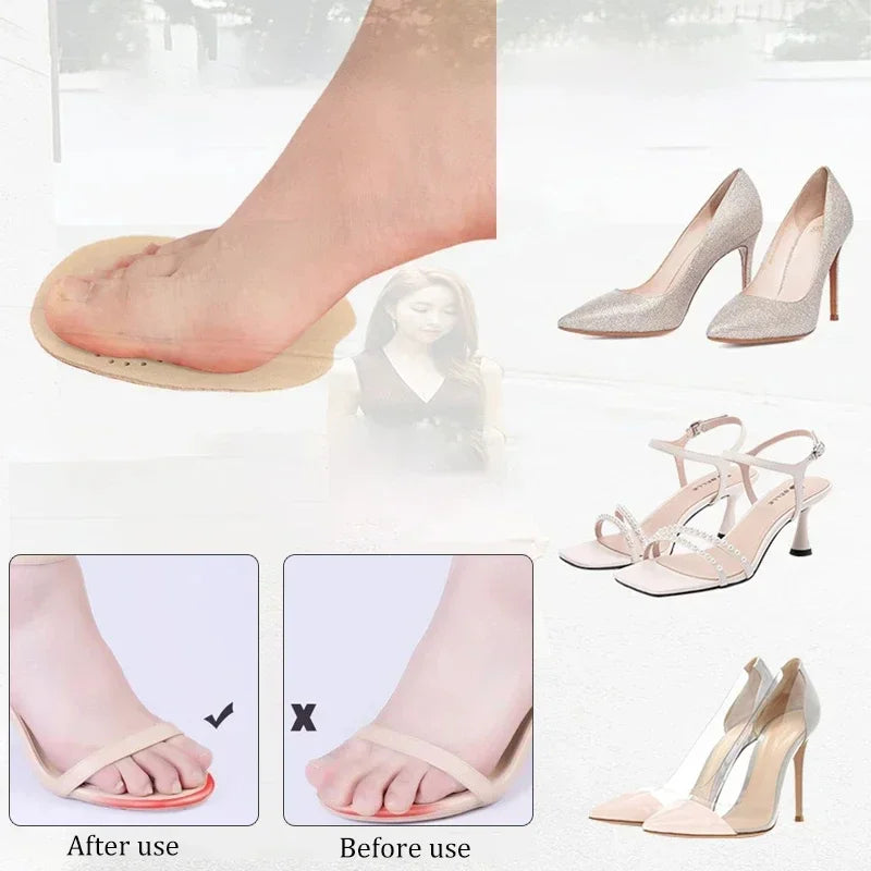 Plantillas Antideslizantes para Tacones y Sandalias – Alivio del Dolor (Pack 4 uds.)