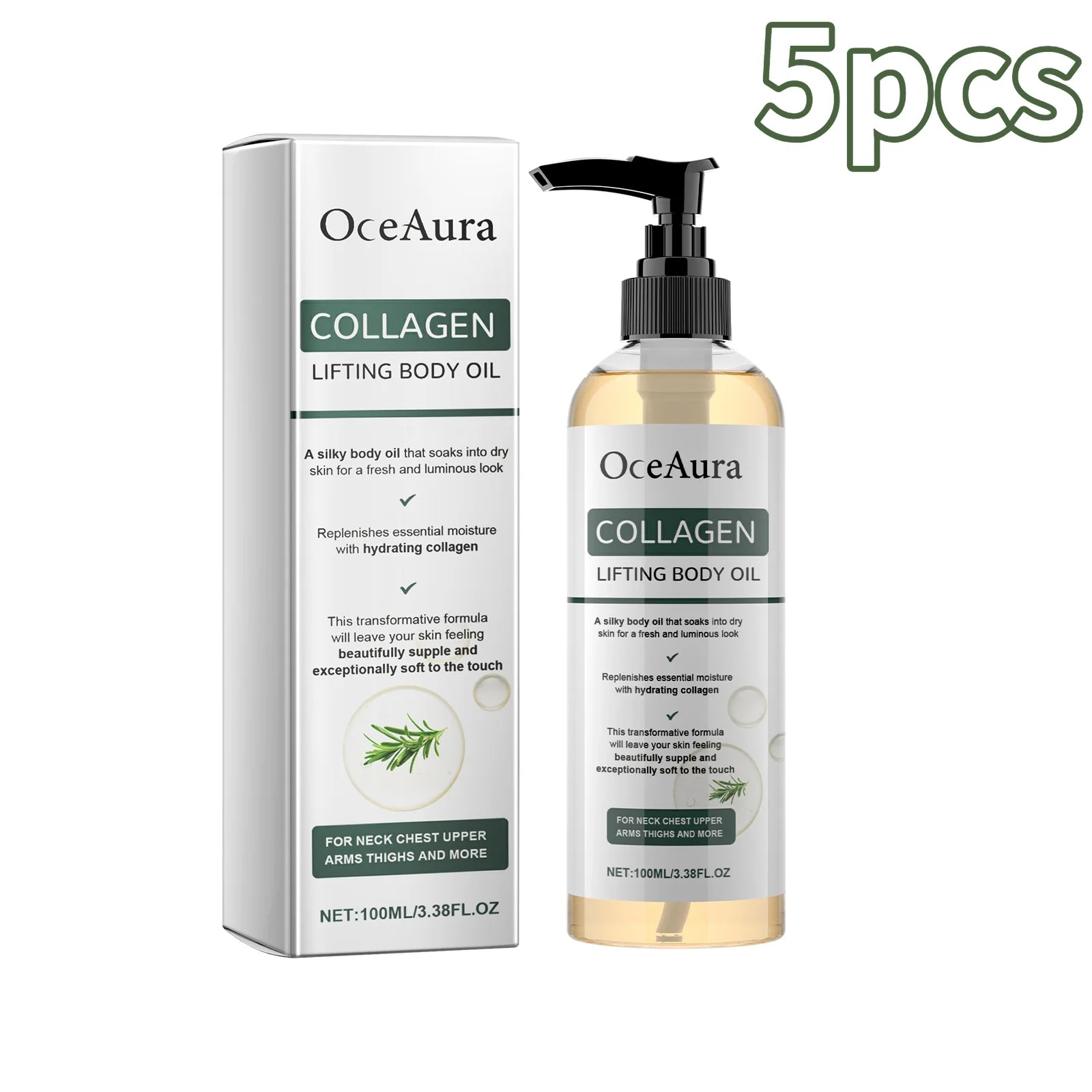 Aceite corporal reafirmante de colágeno 100ml