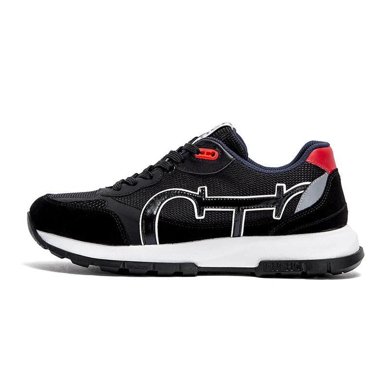 Zapatillas Deportivas de Lujo para Hombre – Estilo Burdeos